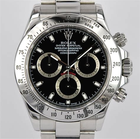 rolex daytona ss black dial|rolex daytona 116520 price.